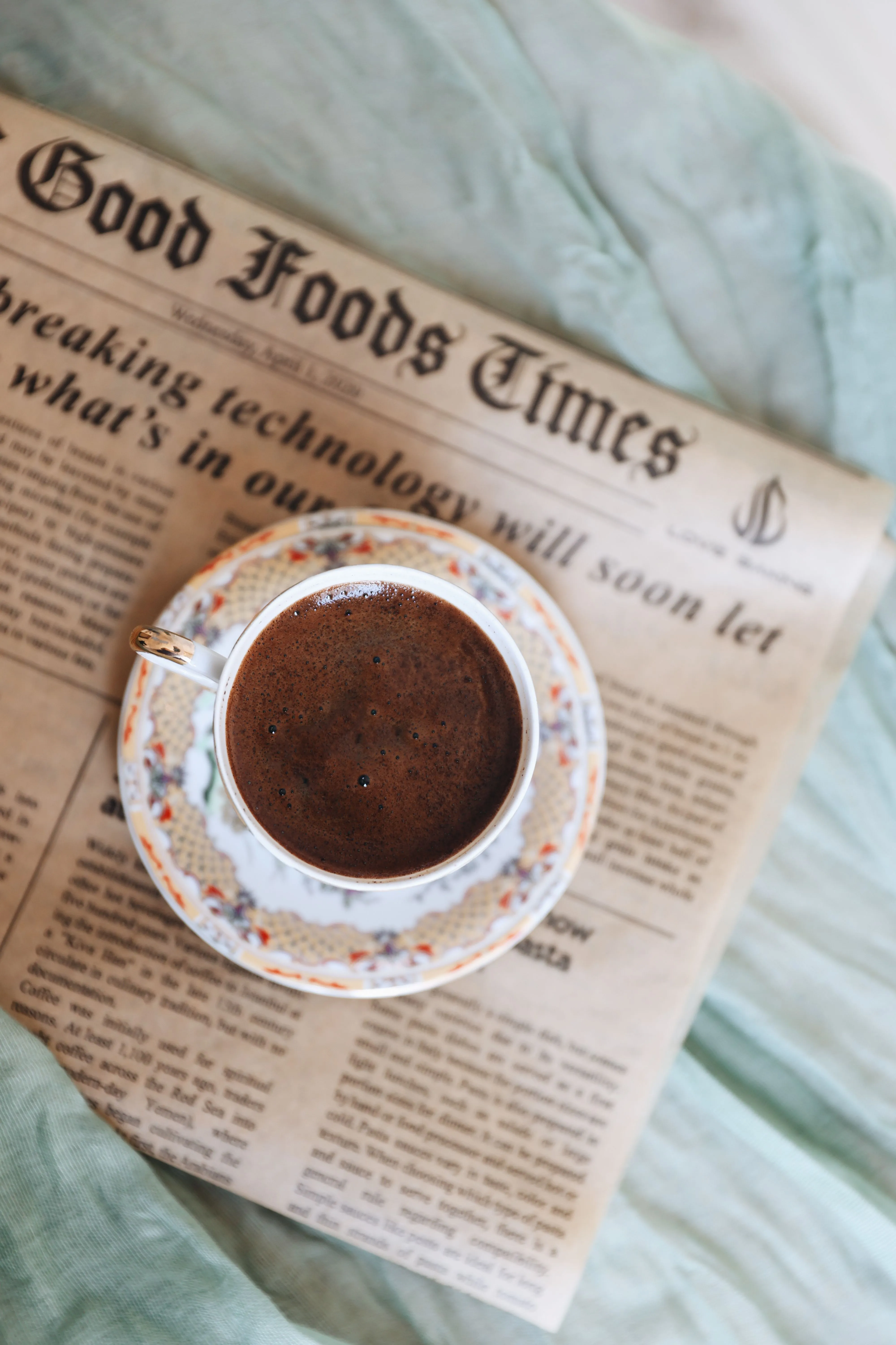A calming self-care routine